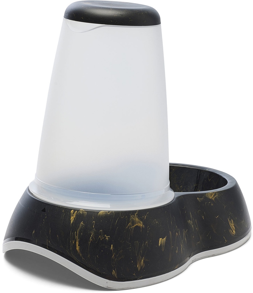 A8118 LOOP FOOD STORE LARGE 3L MARBLE ZWART/GOUD