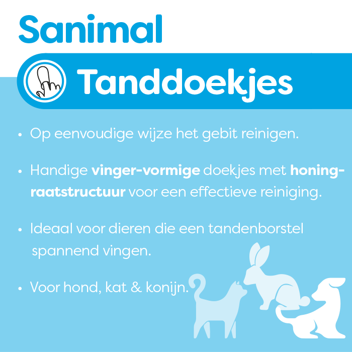 Sanimal Tanddoekjes 50stuks