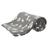 Deken Kenny, pluche, 150x100 cm grijs