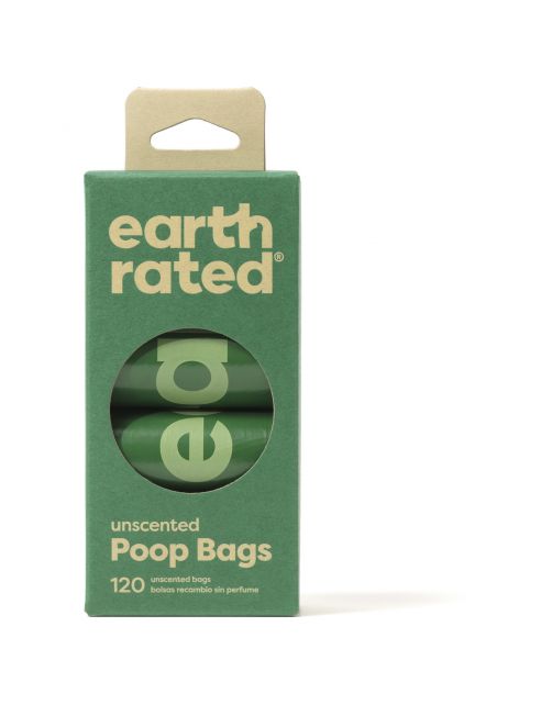 [!! 33235] Earth Rated doos 21 poepzak rolletjes geurloos (315 stuks)