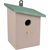 [110306] # NestkastGenaro grijs groen dak 14*11*17.5cm