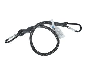 Elastischkoord 120cm Karbijnhaak 10mm 50% rek 