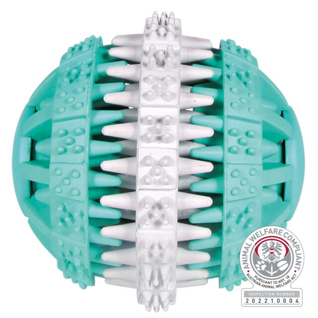 [32942] Denta Fun bal, muntsmaak, natuurrubber, ø 7 cm