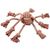 [523606] # HS KATOEN JIM OCTOPUS BL WIT KNOOPBAL DIA. 17CM/65CM