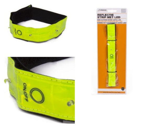 [2188] Signalisatie armband / Veiligheidsarmband 4xLED