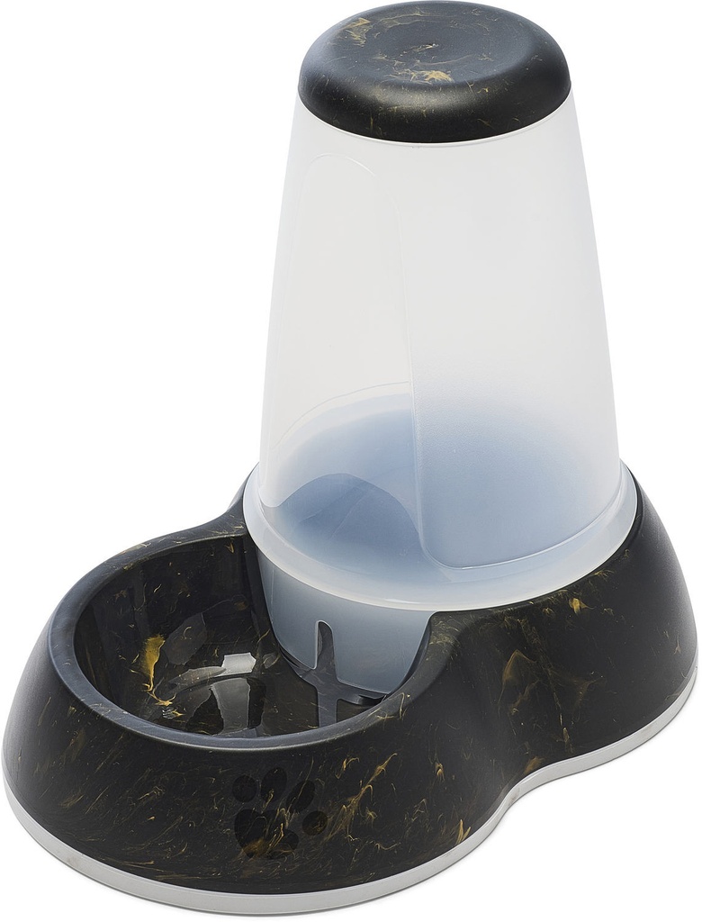 A8117 LOOP WATER STORE LARGE 3L MARBLE ZWART/GOUD