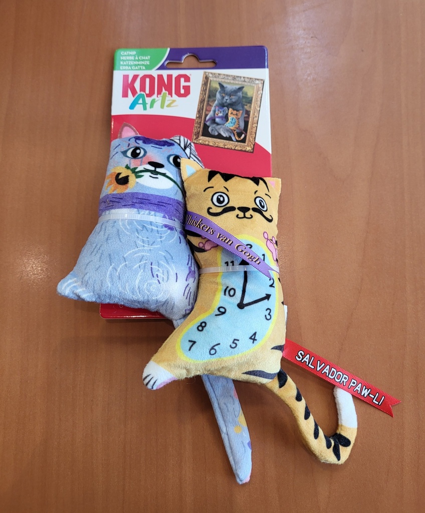 [CA112E] KONG ARTZ DALI/VAN GOGH 2 PACK