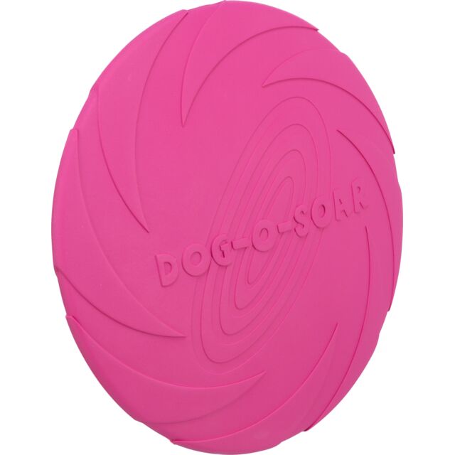 Dog Disc, natuurrubber, ø 24 cm, pink