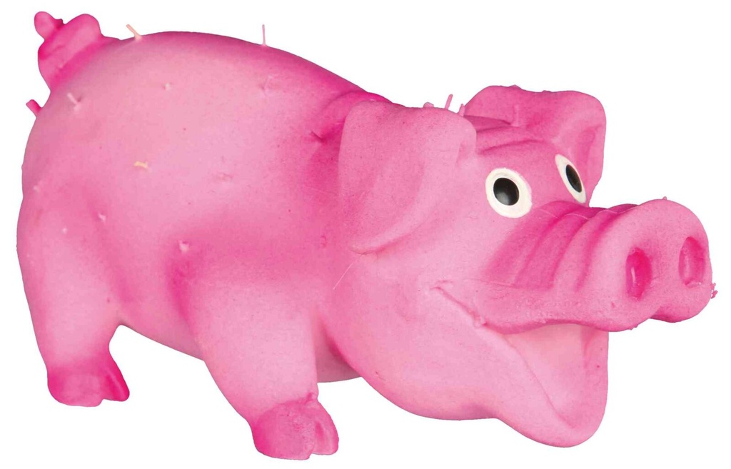 Stekelvarken, latex/polyestervlies, 10 cm, pink
