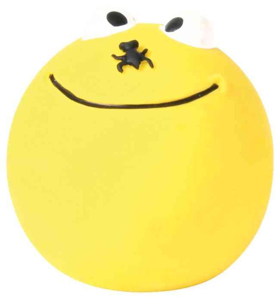 [35266] Smiley, latex/polyestervlies, ø 6 cm, assorti