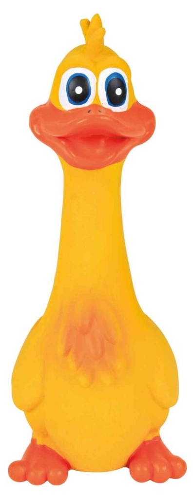 Eend, dierenstem, latex/polyestervlies, 18 cm