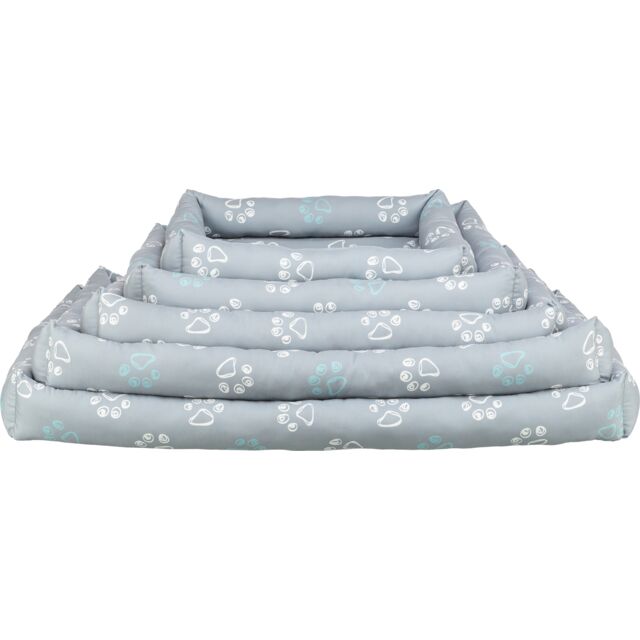 Mand Jimmy, katoenen look, hoekig, 105 × 75 cm, lichtgrijs