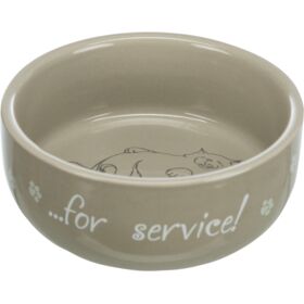 [24793] Voer/waterbak Thanks for Service, keramiek, 0,3 l/ø 11 cm, diverse