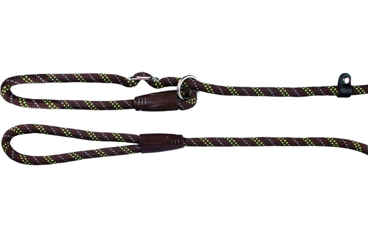 Hond Anti treklooplijn streetlife bruin 1,70x13mm