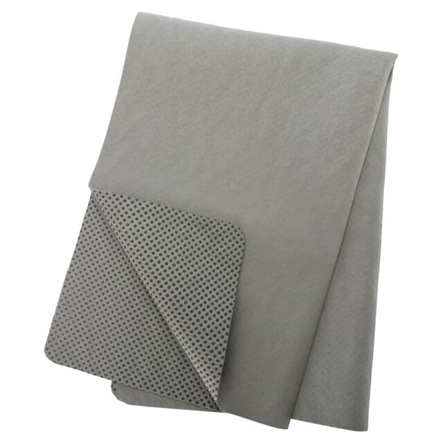 Handdoek, PVA, 66 × 43 cm, grijs