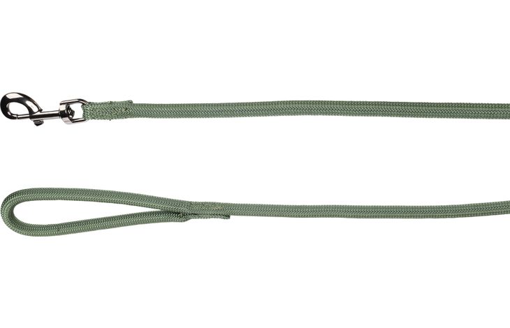 Hond Looplijn Aiden Kaki 1,3m 10mm
