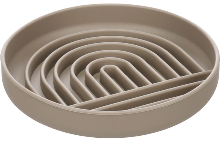 SLowfeeder taupe dia 20cm