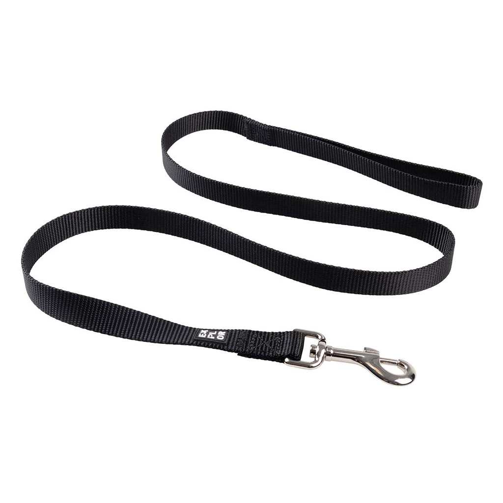 Leiband Classic L/XL-120cm/25mm zwart