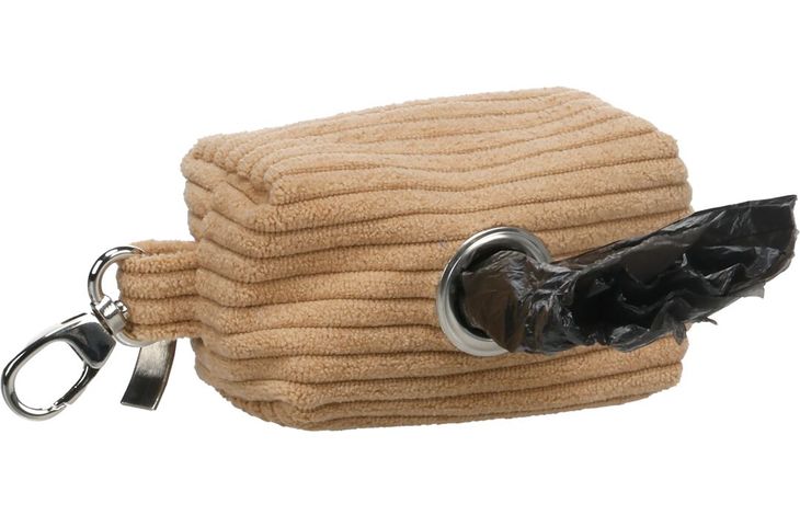 POEPZAKHOUDER RIBTA BRUIN + 1 ROL 6x5x9CM