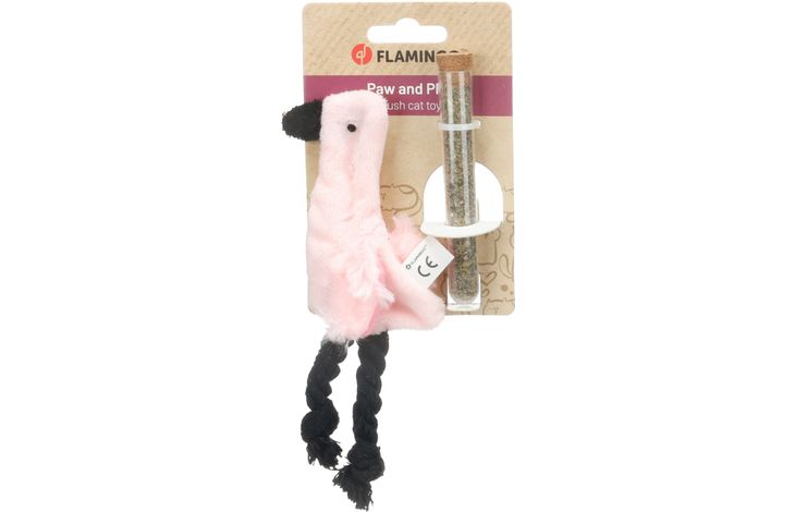SPEELGOED TUCCA FLAMINGO ROZE 9x3,2x18CM