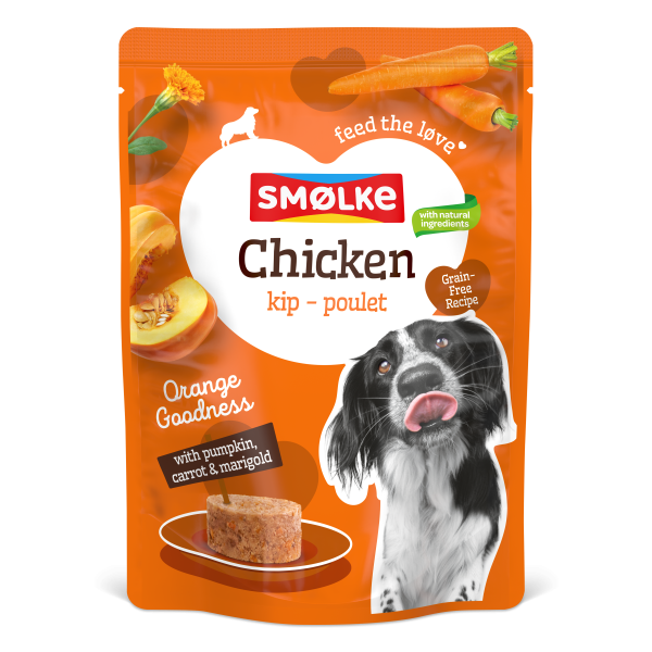 Smolke Hond Pouch chicken 300gr