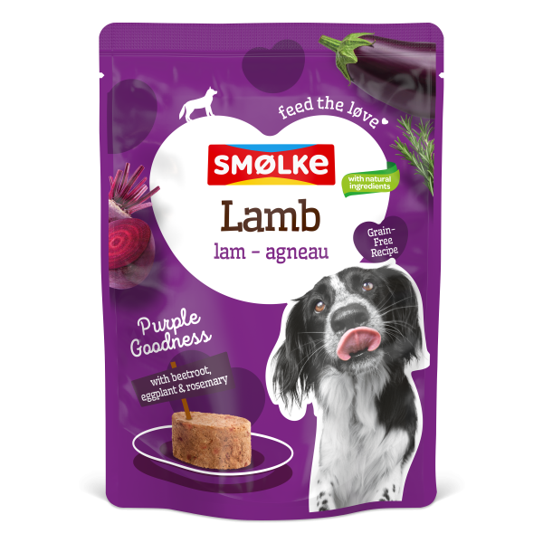 Smolke hond pouch Lamb 300gr