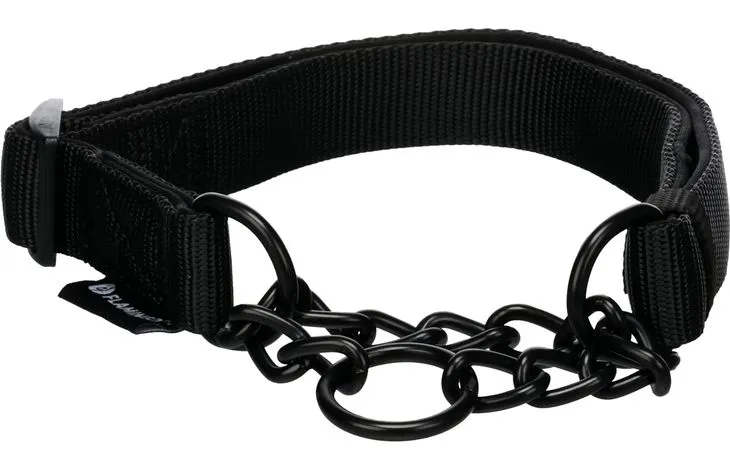 Anti-trek halsband Sarro Zwart Xs