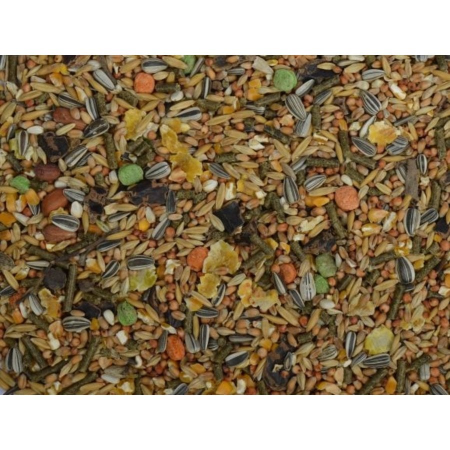 [Caviavoer Gemengd 20 KG Fijn - Crispy C] Caviamuesli Vit C rijk 3Kg