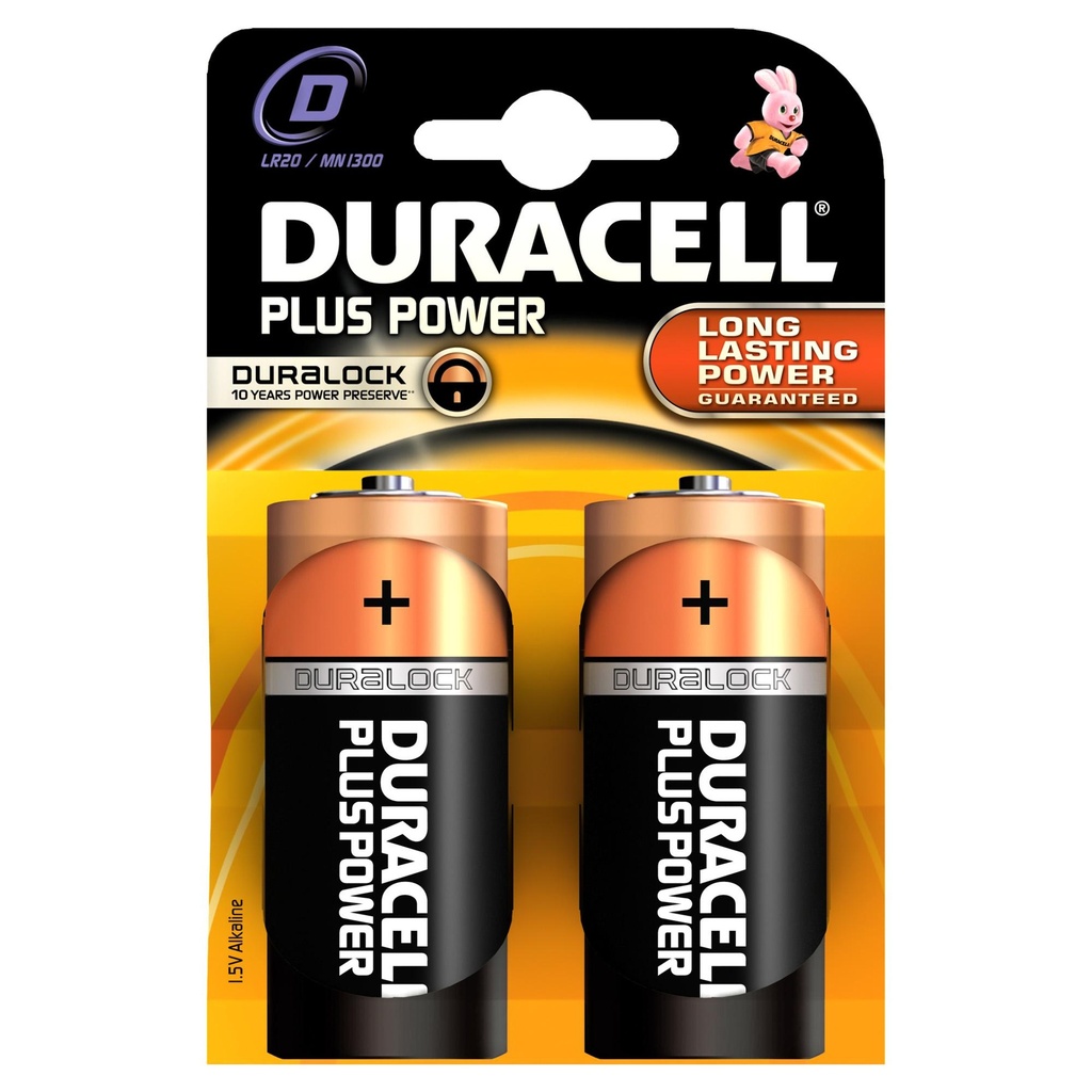 Duracell D Plus LR20/MN1300 (bls2)