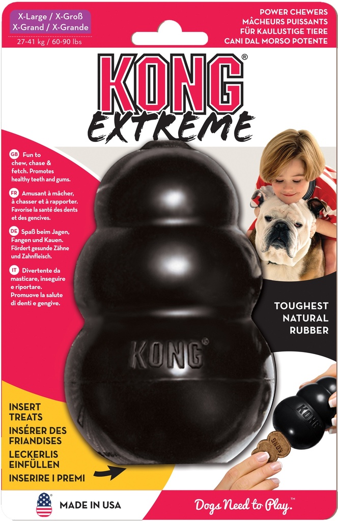 [020 7616] Kong Zwart Extra Large