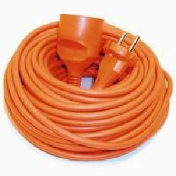 [41095] # Tuin verlengsnoer 2 x 1,5 oranje 20mt