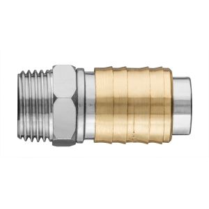 Universele snelkoppeling 1/2' buitendraad, 0-16 Bar, CE