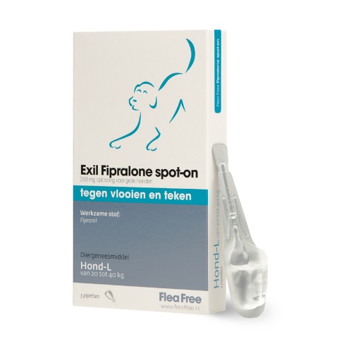 [E895                ] Exil Flea Free Fiproline L Spot-on 3 pipet