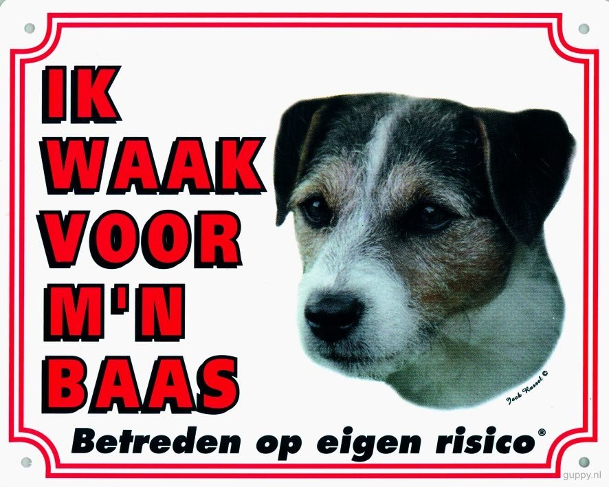 [980 3128            ] !! WAAKBORD GROOT/KLEUR JACK RUSSEL RU