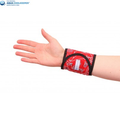 [BR_149669] Aqua coolkeeper Wristband M Rood