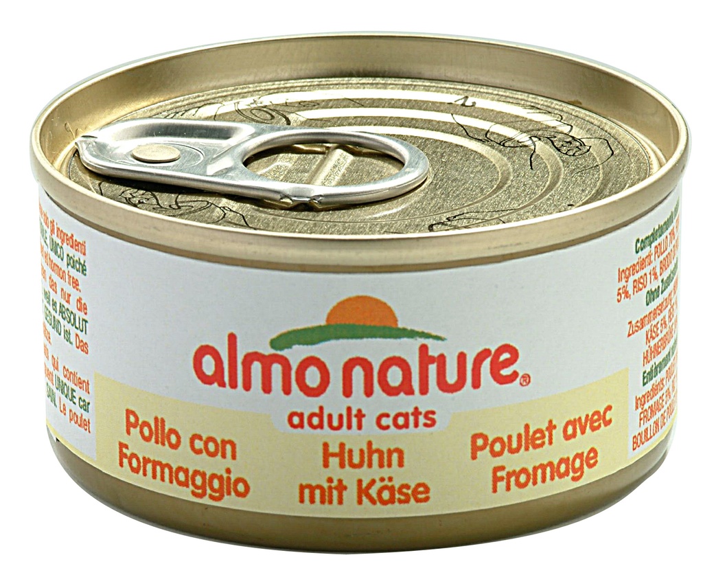 [9080] Almo Nature 70gr Kip en kaas