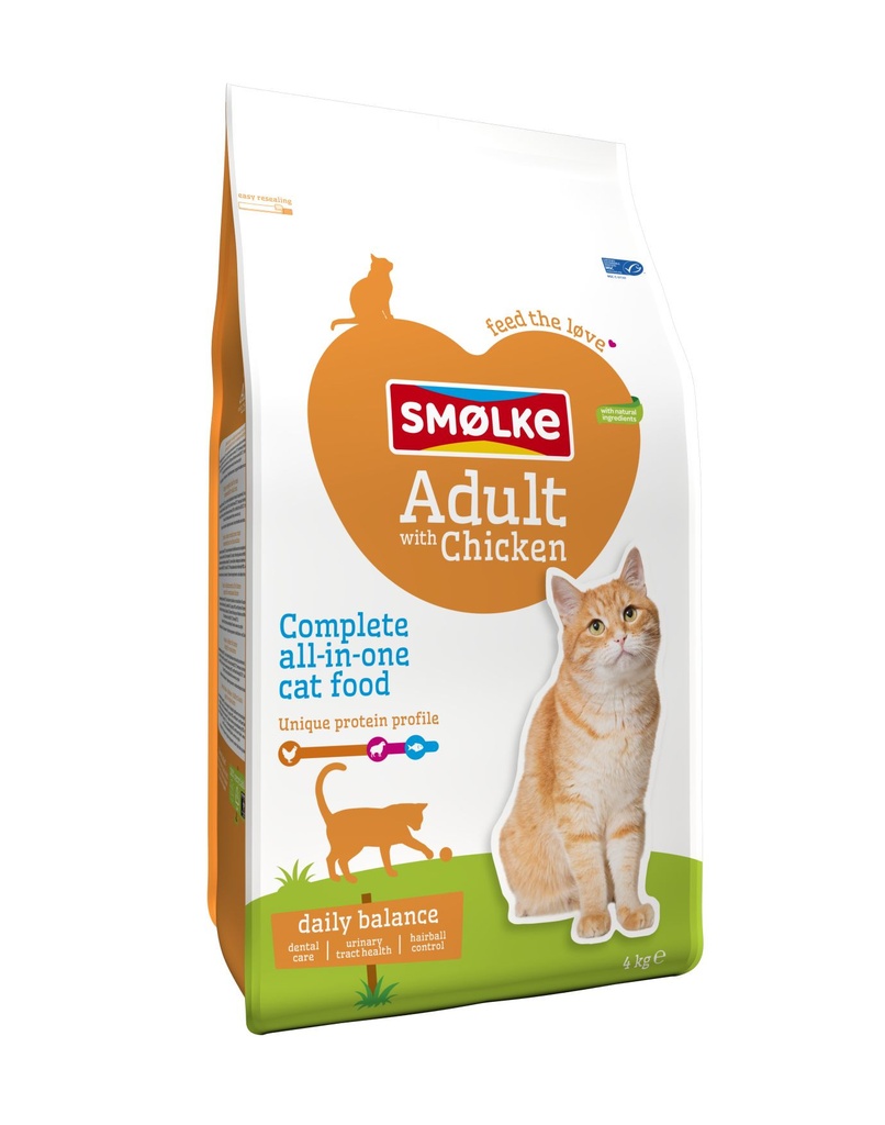 [24246] Smolke Cat Adult Chicken 4 kg