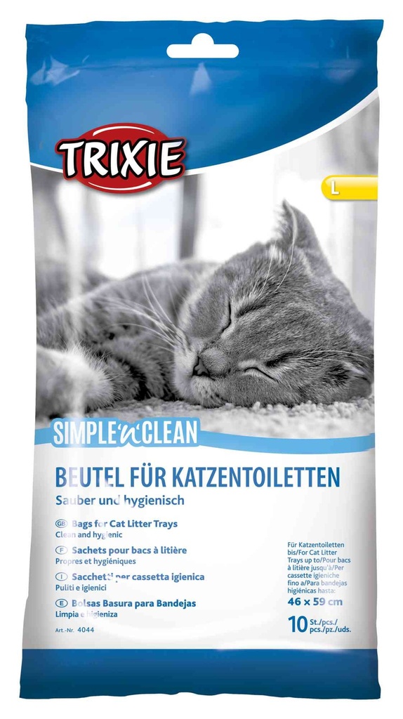 [4044] Kattenbakzakken, L, 10 st.