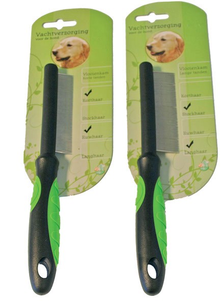 Vlooienkam Hond Korte Tanden
