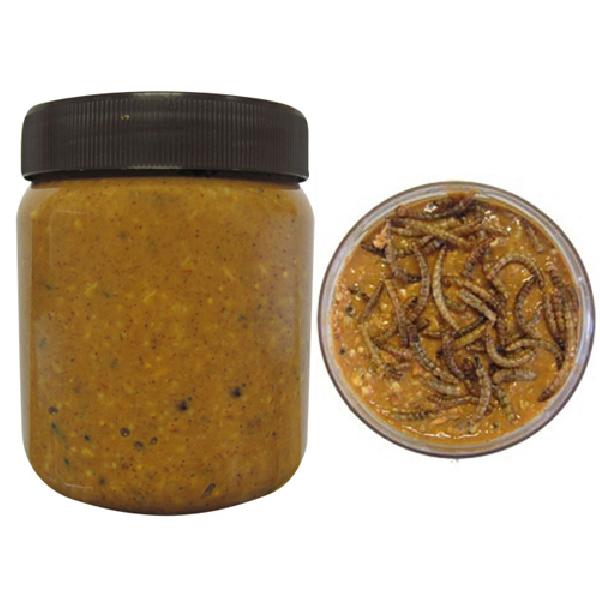 [18-080] * Vogelpindakaas met meelwormen 500gr