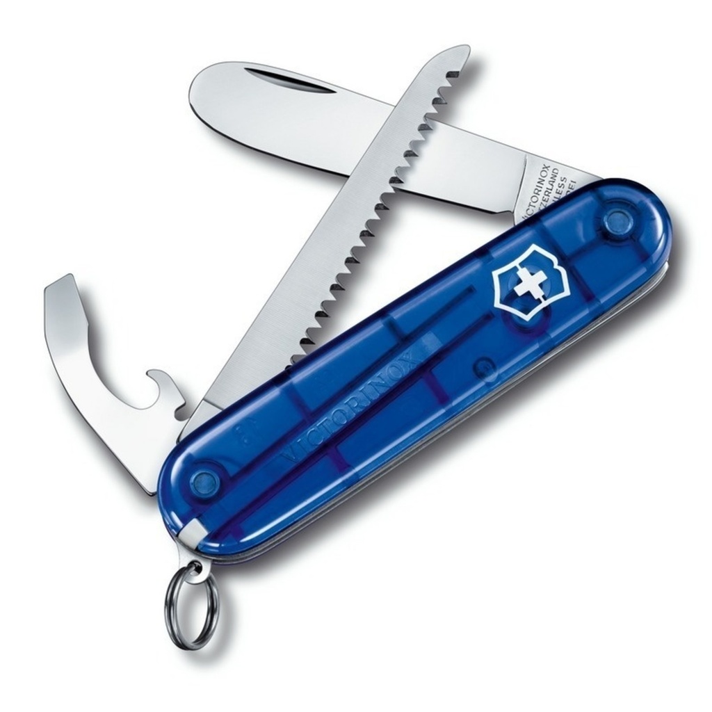 Zakmes,MyFirstVict.,rvs/blauw,9f+koord+kttng