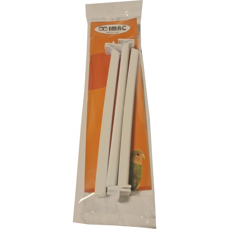 [020 0901] !! Indraai zitstok met klem wit 3st