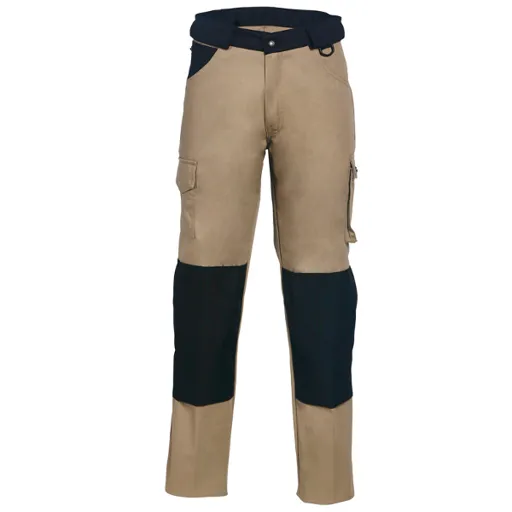 [BR_178139] Worker broek Havep +kniezak, camel/zwart, 56