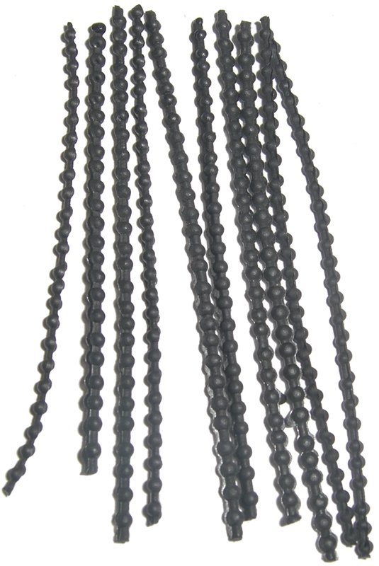 [E2441] Rookie Boilie Stoppers 10pcs. (black)