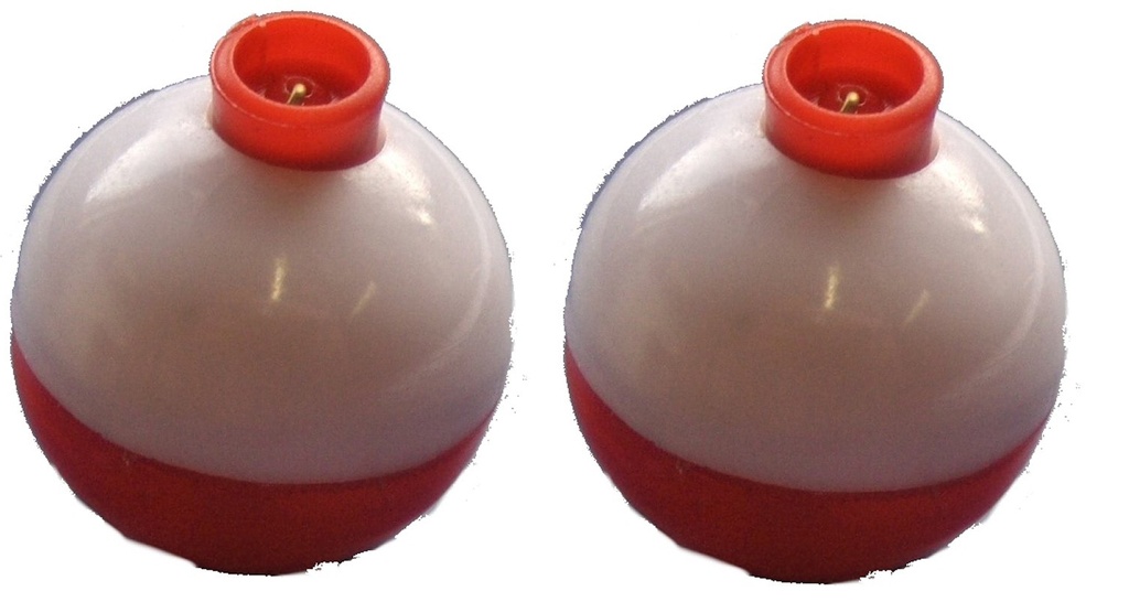 Invader Snoekdrijver rood/wit 2st.25mm.