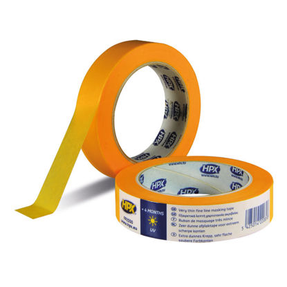 Afplakband Masking tape 4400 ORANJE 25mm x 25m