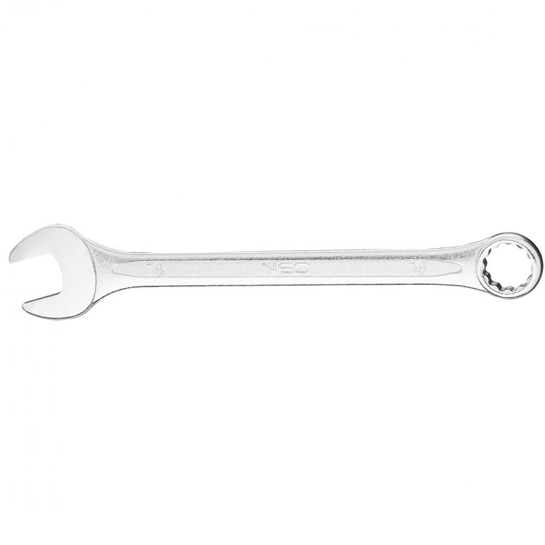 Steek/ringsleutel 14mm DIN 3113, CrV Staal, TUV M+T