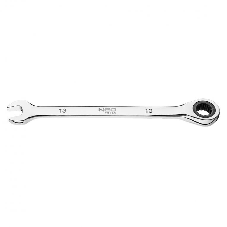 Steek/Ratelsleutel 13mm CrV Staal, TUV M+T