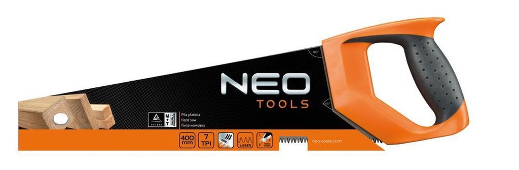 Handzaag 450mm, 7 TPI Fast Cut, CE en TUV M+T