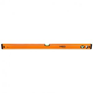 [71-143] Waterpas 80cm 0,5mm/m, 2 Libellen, Acryl Glas, 1,5mm Matteriaal Dikte